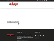 Tablet Screenshot of nadyana.com
